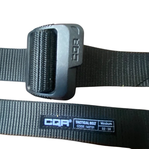 CQR Men’s Black Tactical Military Outdoor Belt SZ 32-34 - Picture 1 of 9